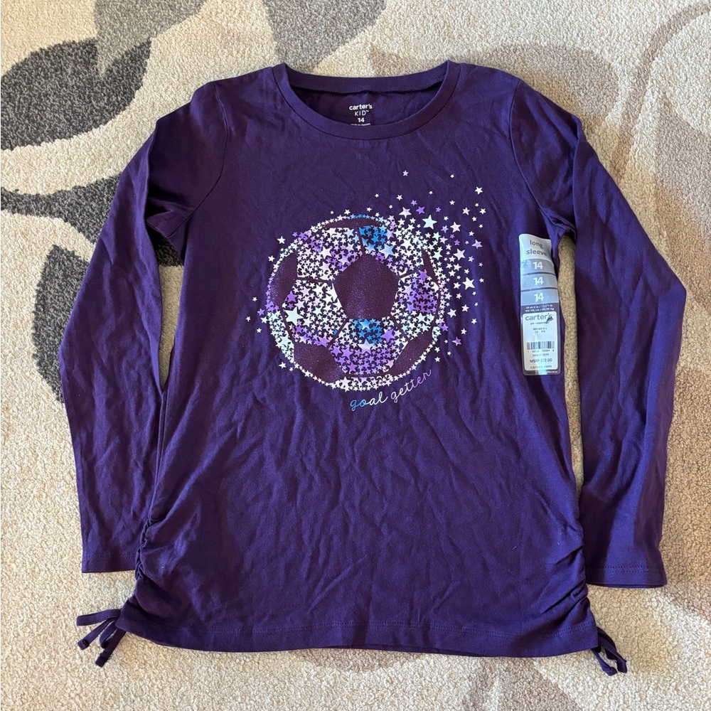 Carter’s Girl’s Long Sleeve Top Bundle, size 14-NWT - Picture 2 of 10